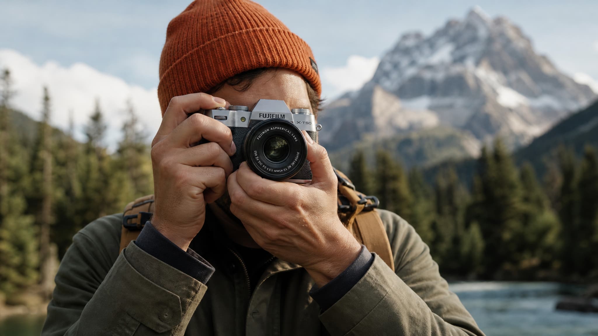 Captura de pantalla de secuencia vídeo 4K grabada en Fujifilm X-T50 en F-Log2, mostrando latitud de etalonaje